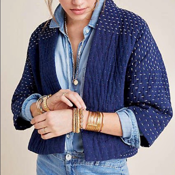 Anthropologie Jackets & Blazers - Anthropologie Rossi Quilted + Stitched Jacket